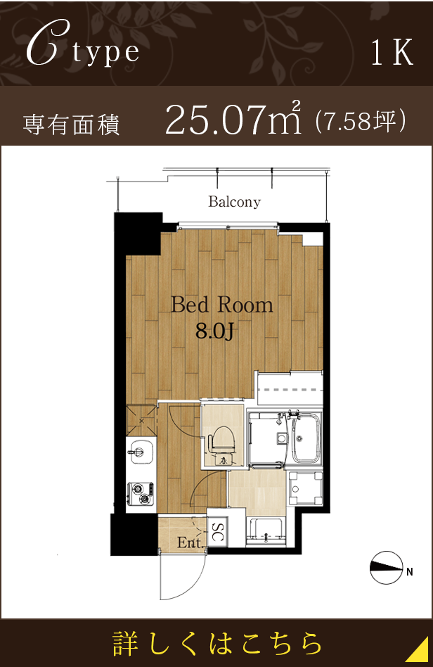 Cタイプの間取り